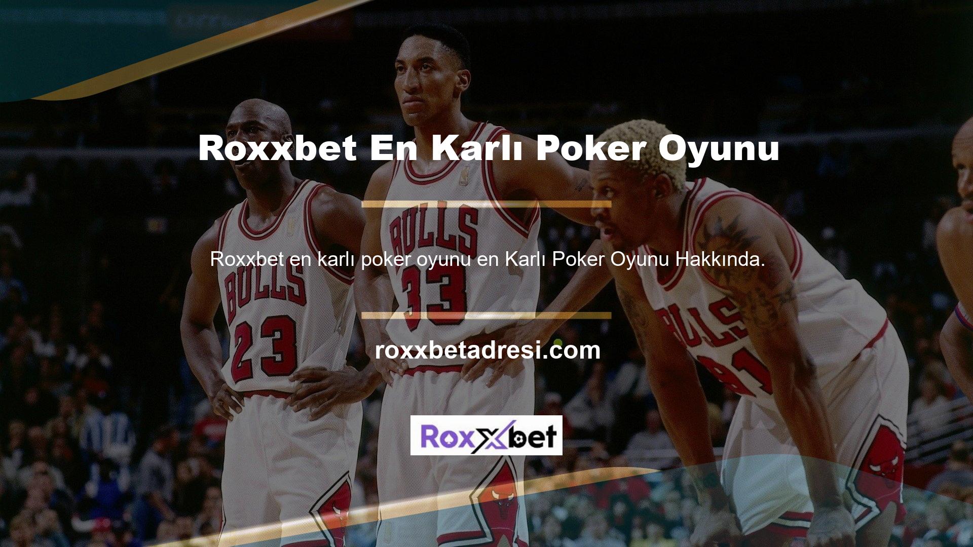 Roxxbet sitesine baktığınızda Türkçe poker seçeneklerini, açık poker seçeneklerini göreceksiniz