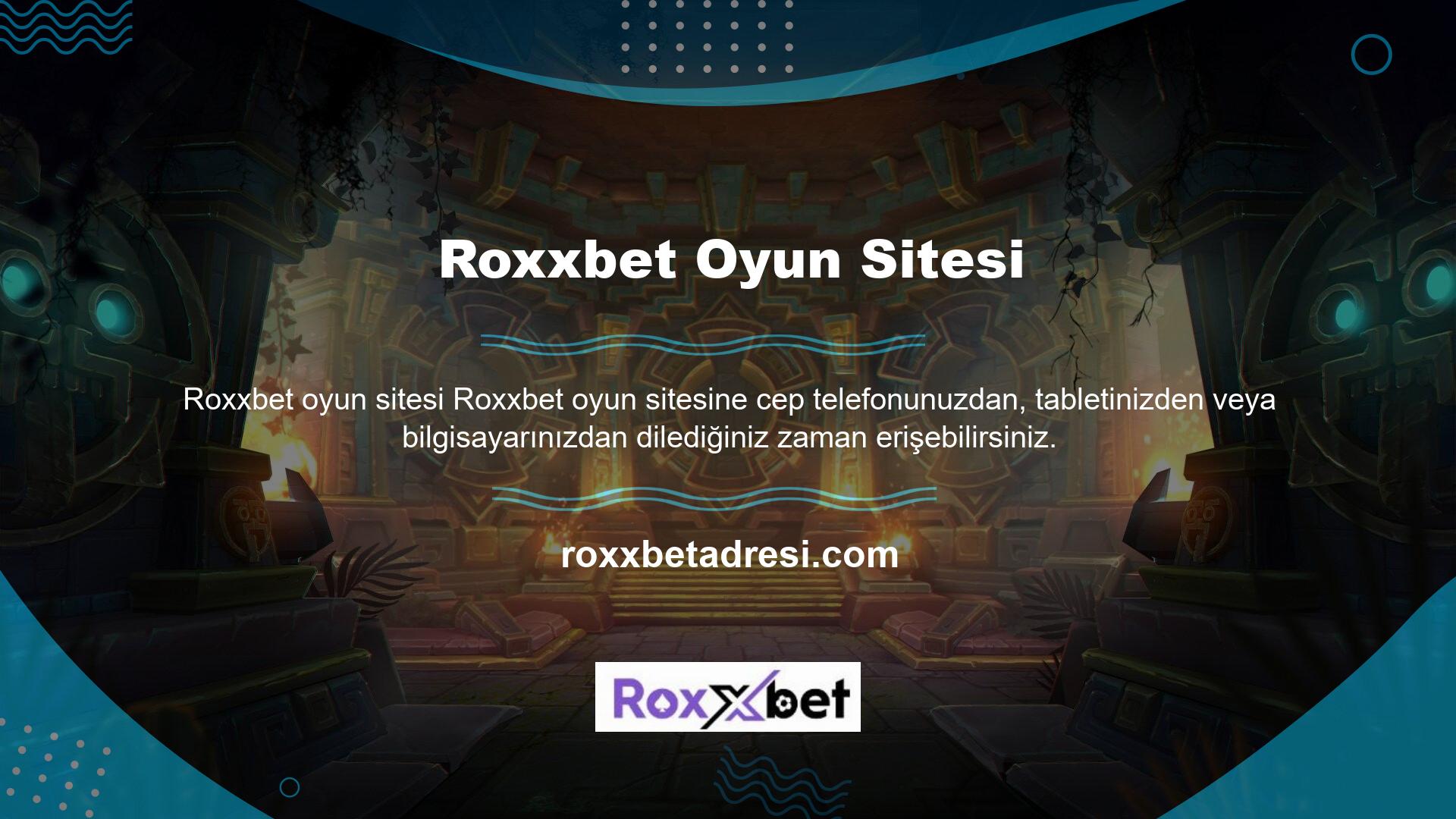 Roxxbet bahis sitesi adresiniz güncellendiğinde o site için mevcut giriş adresiniz otomatik olarak görüntülenecektir